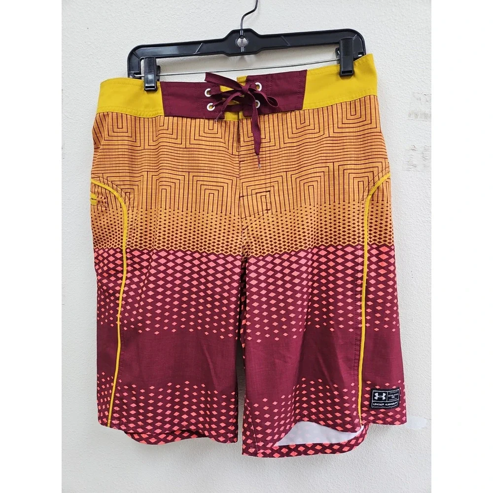 Under Armour HeatGear Loose Fit Swim Surf Board Shorts Men's Size 34